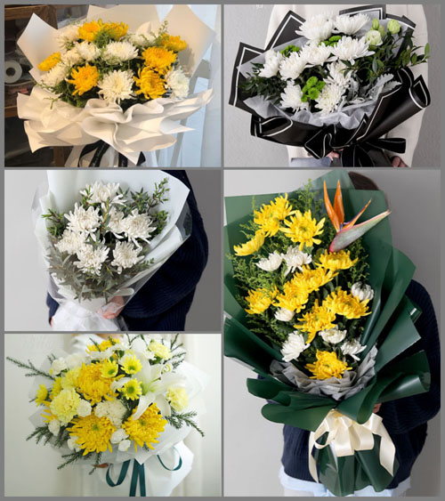 贵州毕节市黔西县五里乡石门村白事花束代送